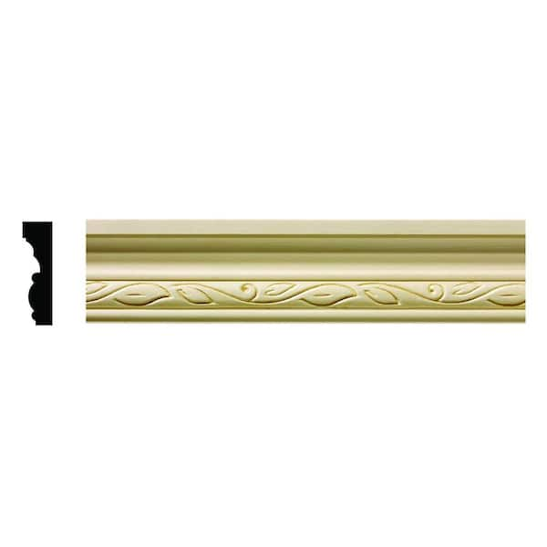 Ornamental Mouldings 1614 1/2 in. x 1-3/4 in. x 6 in. Hardwood White ...