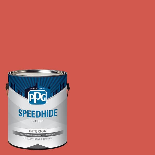 SPEEDHIDE 1 gal. PPG1189-6 Wet Coral Eggshell Interior Paint