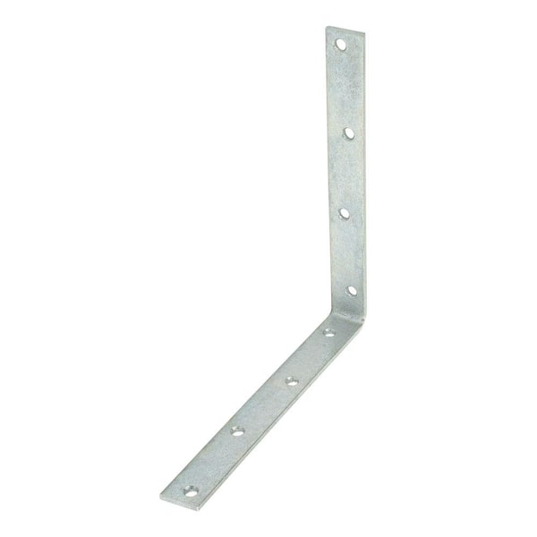 Everbilt 10 in. Galvanized Corner Brace (4-Pack)