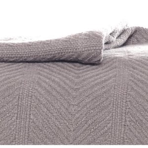 Solid Cotton Woven Blanket