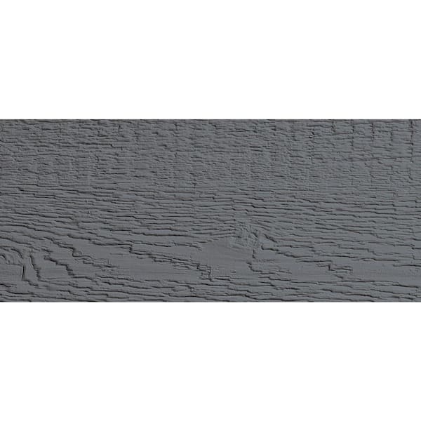 3/8 ft. x 6 ft. x 16 ft. LP SmartSide Expertfinish Lap Textured Siding-Prefinished Cavern Steel