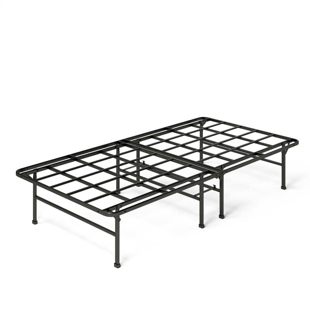 Zinus Smartbase Super Heavy Duty Black Twin Metal Bed Frame Sc-prsk-14t 