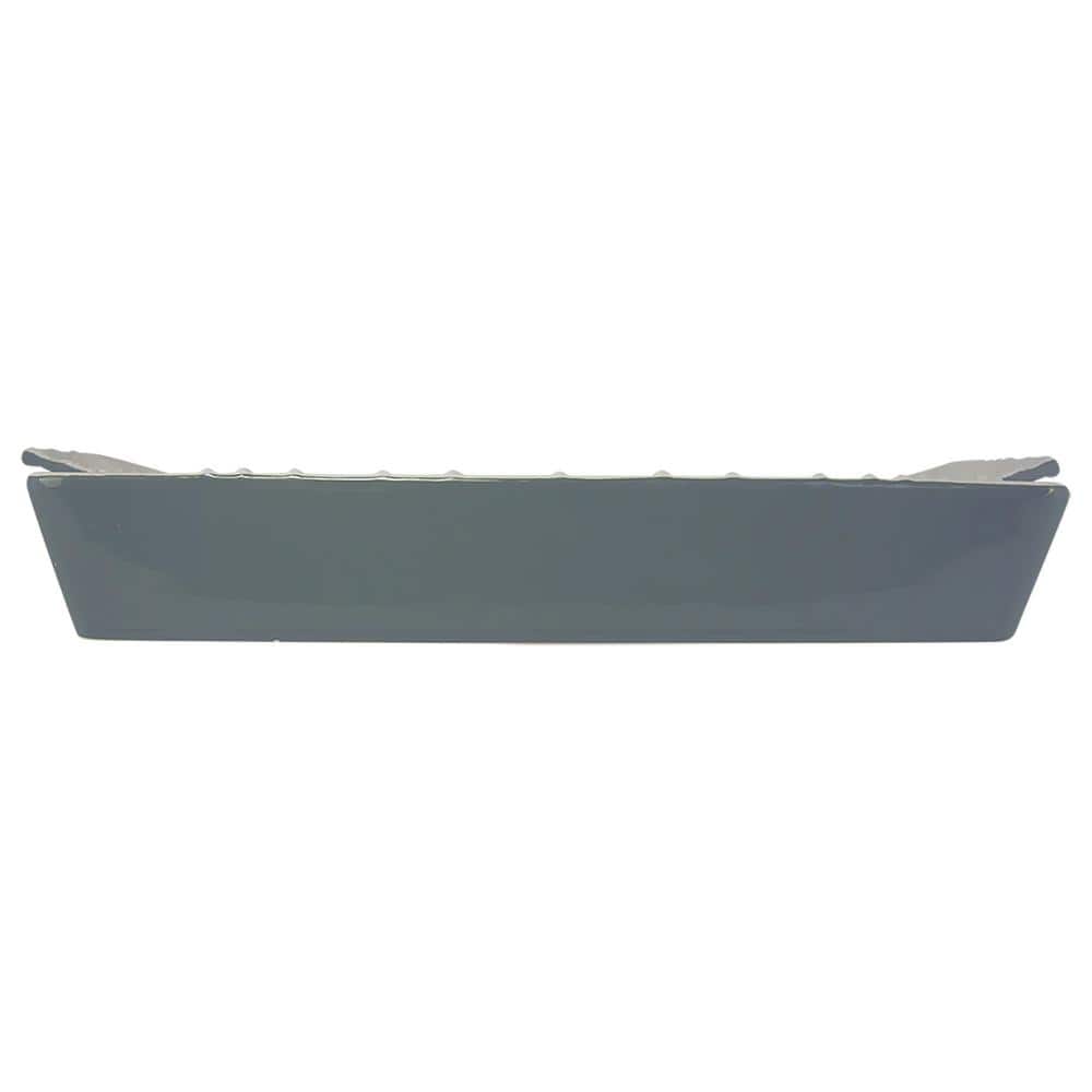 Ash and White Embossed Stoneware 13 x 9 Inch Baking Dish