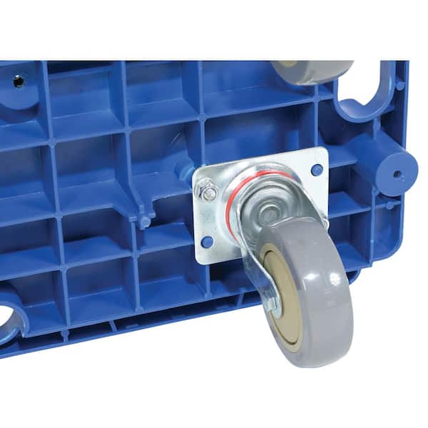 Vestil 16 in. x 26 in. Interlocking Plastic Dolly PCS-1626 - The