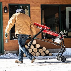120-Volt 5-Ton 15 Amp Electric Log Splitter with Stand