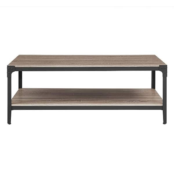 pottery barn driftwood coffee table