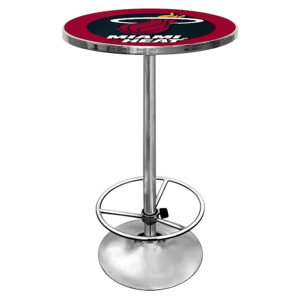 Trademark NBA Miami Heat Chrome Pub/Bar Table