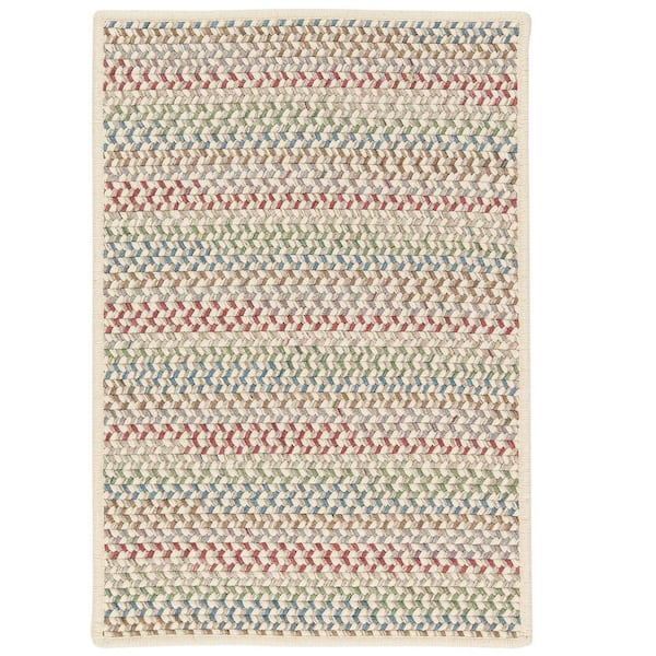 Home Decorators Collection Parkside Spring Mix 2 ft. x 8 ft. Braided Runner Rug
