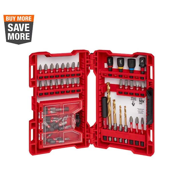 Milwaukee 48-32-4025 Shockwave 52-Piece Impact Drill and Drive Set