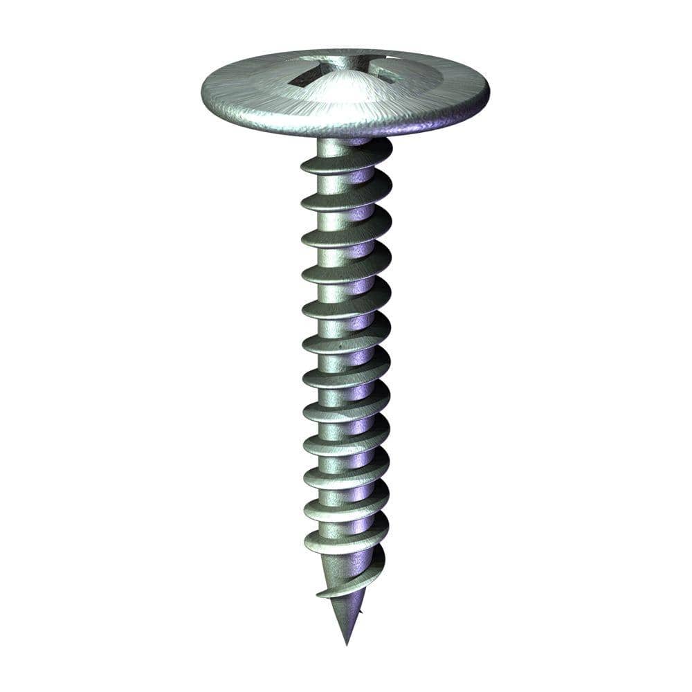 Grabber #8 1-1/4 in. Philips Modified Truss-Head Wood Screws (1 lb.-Pack)  23355 - The Home Depot