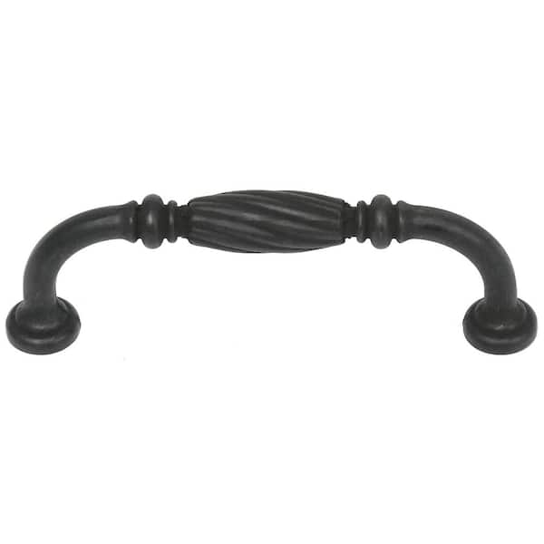 MNG Hardware French Twist 3 in. Center-to-Center Oil Rubbed Bronze Bar Pull Cabinet Pull