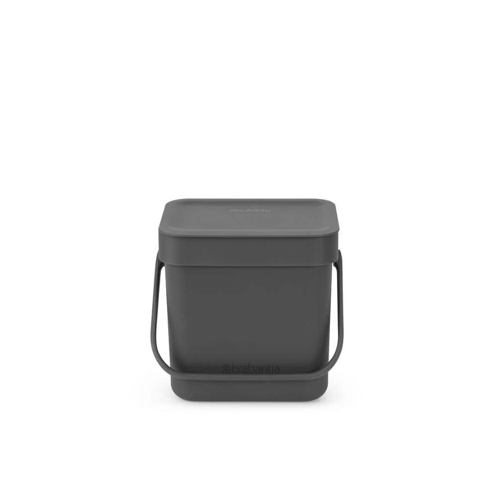 Sort and Go 0.8 Gal. (3 l) Gray Plastic Indoor Recycling Bin price history on PriceWatchPro