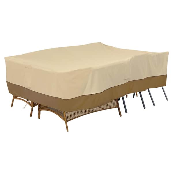 Classic Accessories Veranda 100 in. L x 70 in. W x 35 in. H General Purpose Patio Set Cover