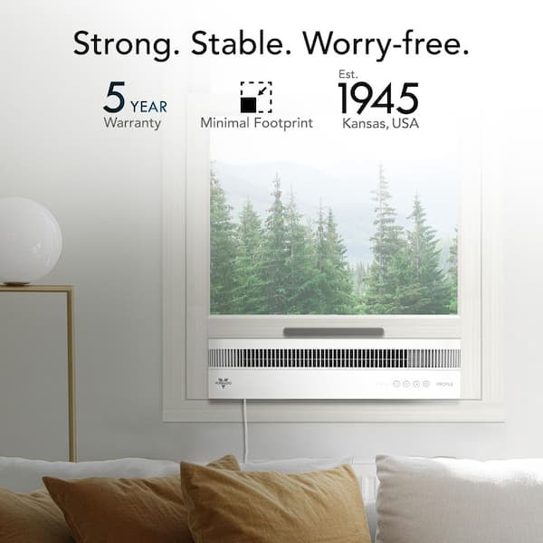 Vornado Profile 25.94 in. 3 Fan Speeds Window Fan in White with