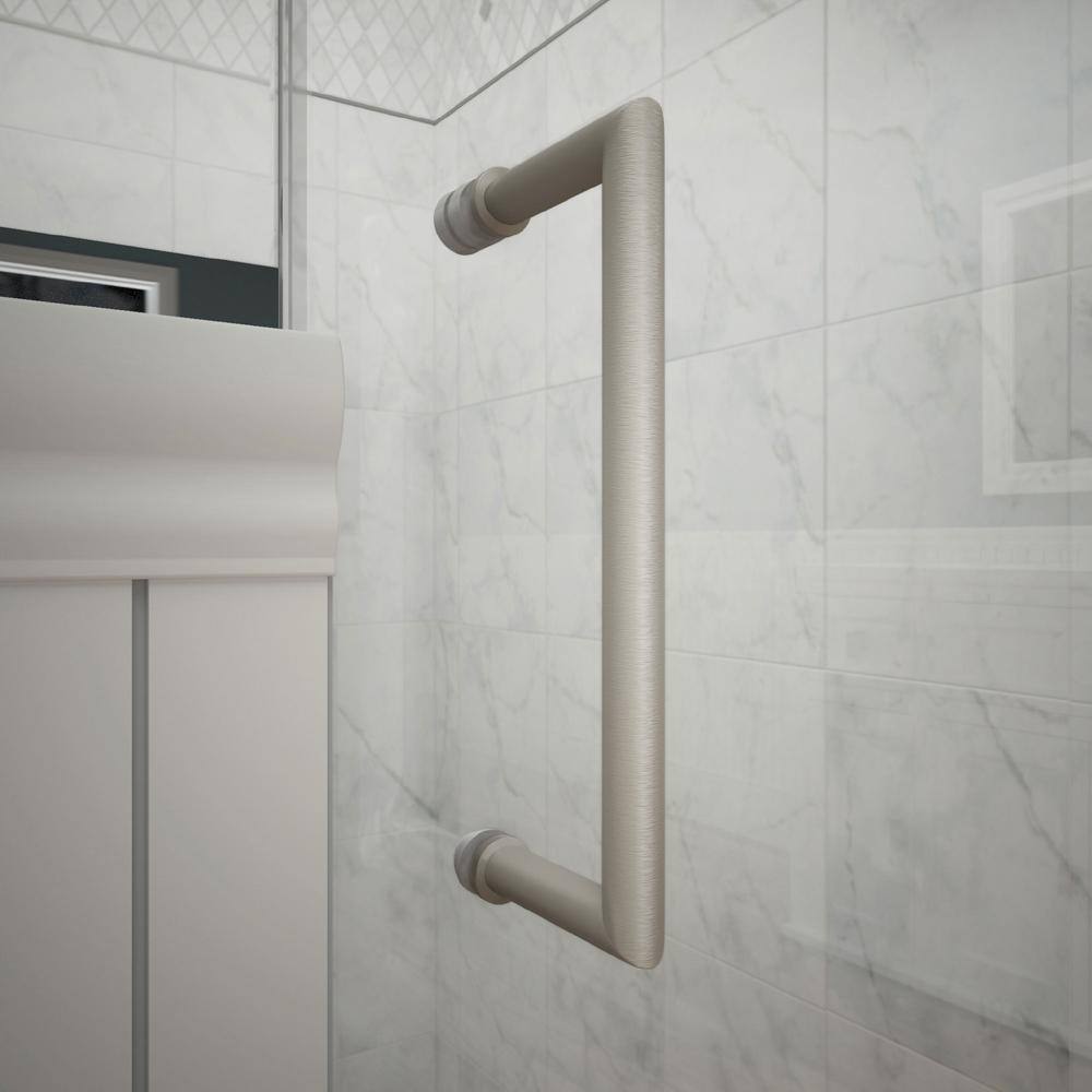 Unidoor 30" x 72" Frameless Clear Glass Shower Door