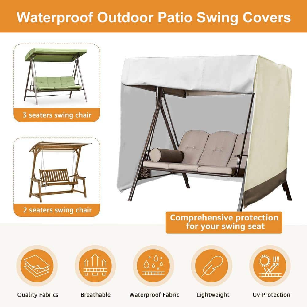 Off-White Non-Corrosive Outdoor Furniture Cover