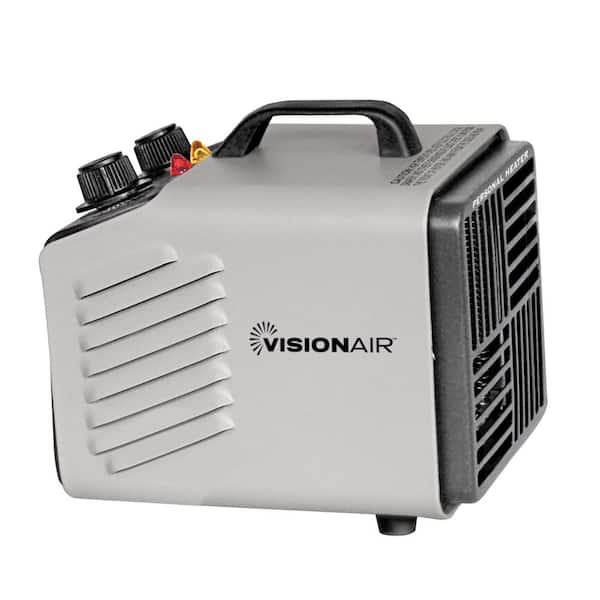 VISIONAIR 1500-Watt/750-Watt Compact Utility Electric Heater with Fan and Wire Heating Element Furnace