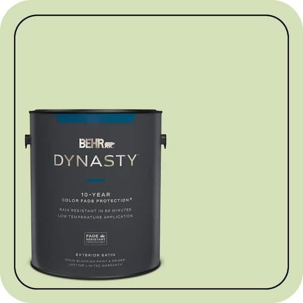 BEHR DYNASTY 1 gal. #MQ4-45 Spring Glow Satin Enamel Exterior Stain-Blocking Paint & Primer