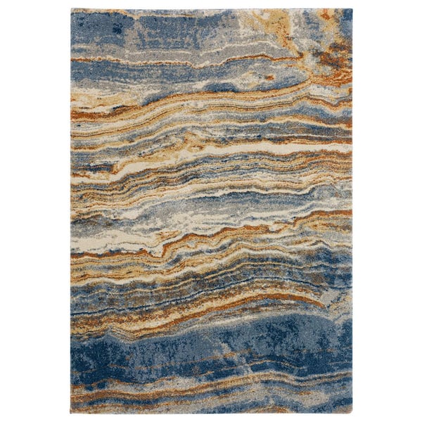 Addison Rugs Ankara 18 Multi 5 Ft. 1 In. x 7 Ft. 5 In. Geode Area Rug
