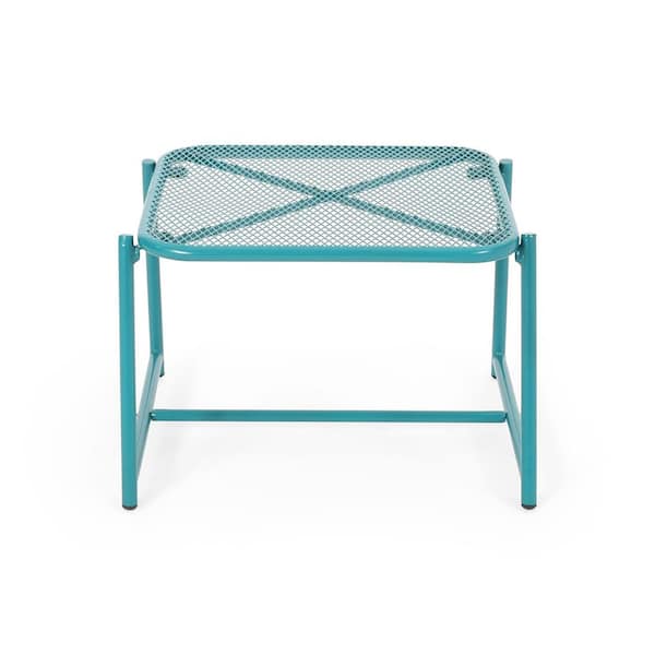 Flynama 13 in. High Side Table in Teal
