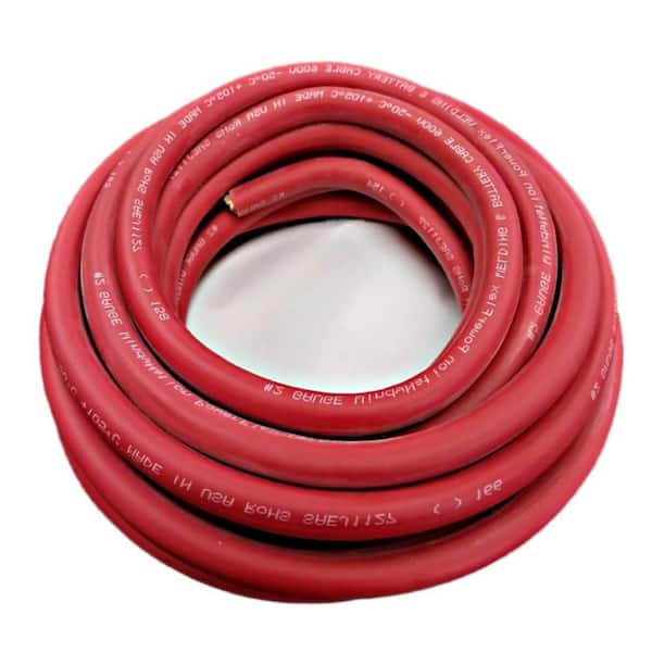 WindyNation 1-0 Gauge 10 ft. Red Welding Cable