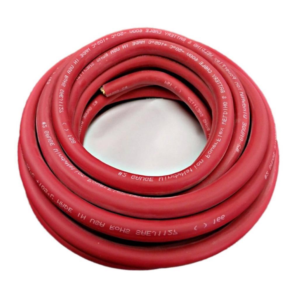 thumbnail image 2 of 15ft 2 AWG Gauge Welding & Battery Cable – Red, Excelene Copper, Made In USA 2 of 6
