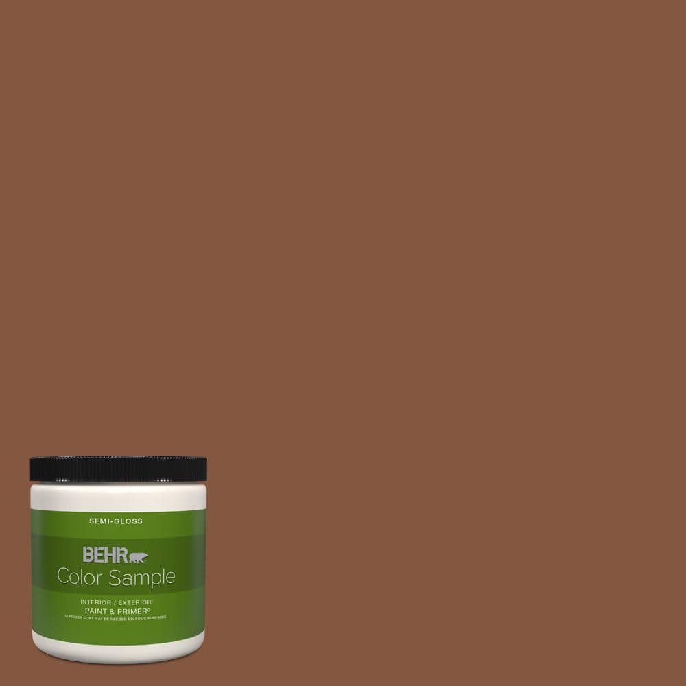 glossy brown paint