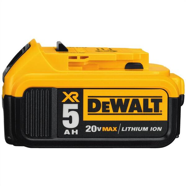 DEWALT MAX Cordless 1/2 in. High Torque Impact Wrench with Detent and (1) 20V MAX XR Premium 5.0Ah Battery DCF889BW205 - The Home