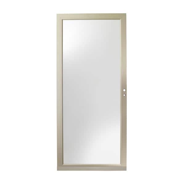 Andersen 4000 Series 36 in. x 80 in. Sandtone Right-Hand Full View Interchangeable Aluminum Storm Door
