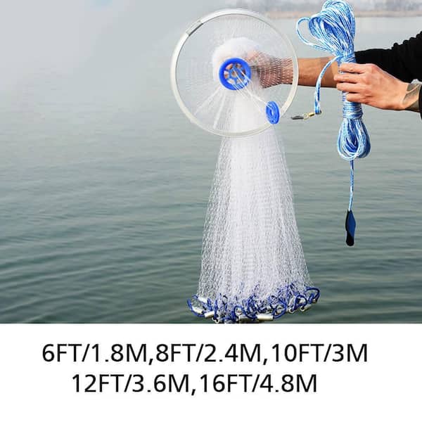 How to throw a 12ft cast net 
