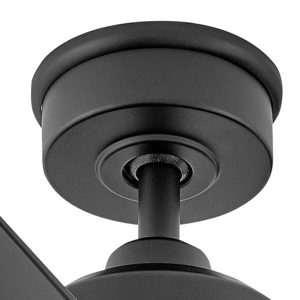 HINKLEY - Chet 36.0 in. Indoor/Outdoor Integrated LED Matte Black Ceiling Fan with Remote Control