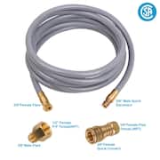 15 ft. x 3/8 in. Natural Gas Hose with Quick Connect Fittings