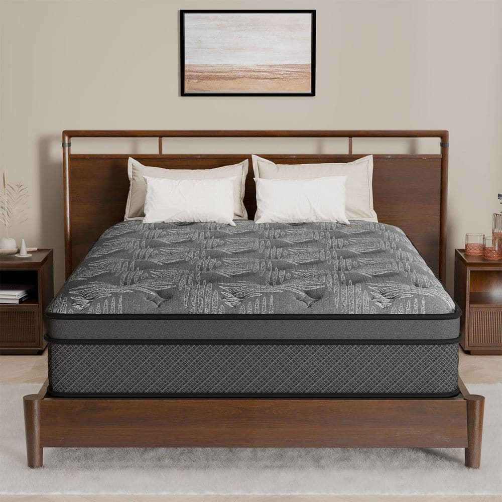 Somnify Queen Size 12 in. Firm Hybrid Innerspring Mattress with