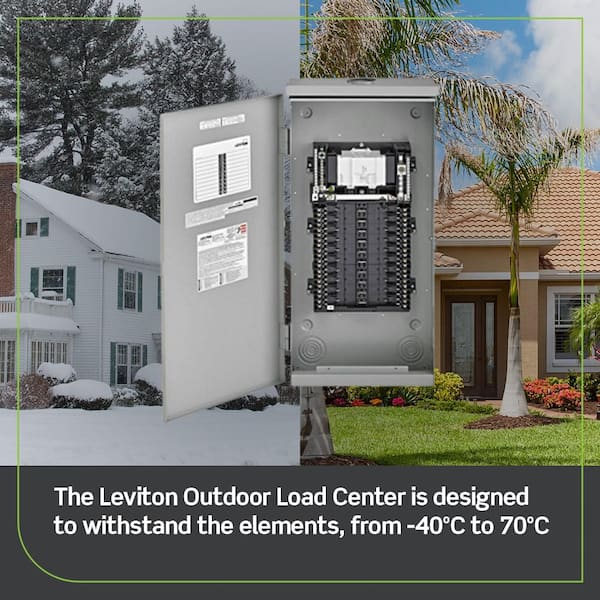 200 Amp 42-Space Outdoor Load Center with Main Circuit Breaker LR420-BDD