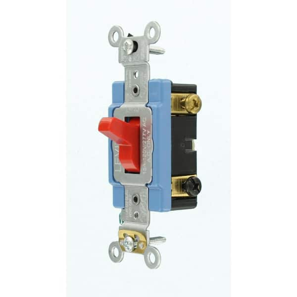 Leviton 15 Amp Industrial Grade Heavy Duty 3-Way Toggle Switch