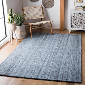 Abstract Gray 8 ft. x 10 ft. Solid Area Rug