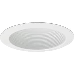 Contractor Select 5 in. White Recessed Baffle Trim