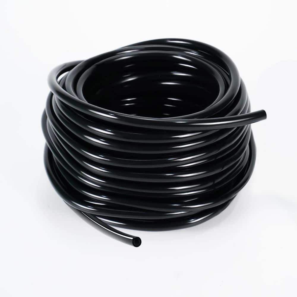 1/4 Inch Drip Irrigation Tubing 50ft Roll Black Flexible Hose for Garden Watering Greenhouse Misting System price history on PriceWatchPro