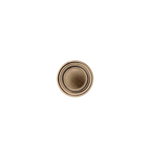 Richelieu Hardware BP8789128CHBRZ Firenze Collection 5 1/16-inch (128 mm)  Center-to-Center Champagne Bronze Traditional Round Cabinet and Drawer Pull