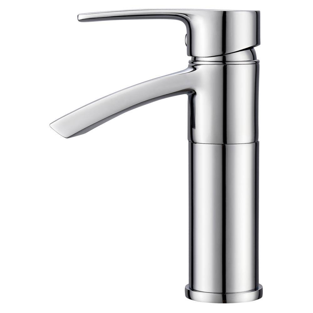 Ariana Polished Chrome Single Hole Bathroom Faucet