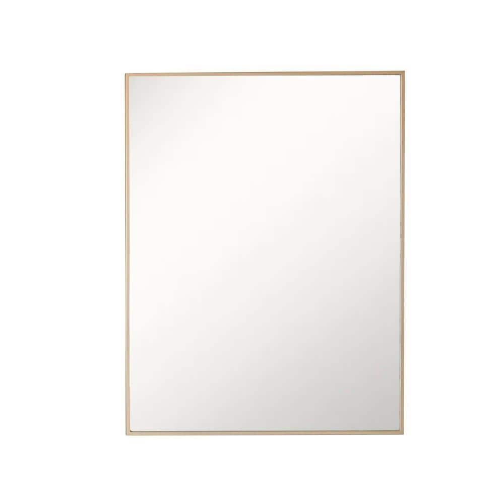 Bellaterra Home 23.5 in. W x 28 in. H Rectangular Metal Framed Bathroom ...