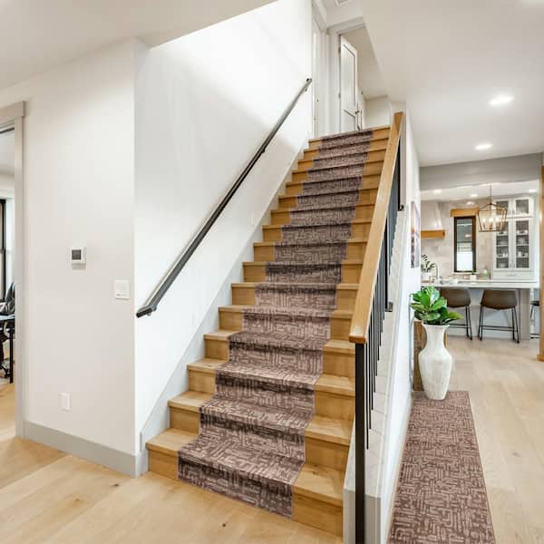 Stratford Marlen 7 ft. x 11 ft. Tile/Greige Area Rug