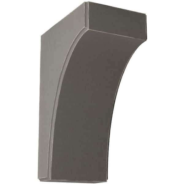 Ekena Millwork 5-1/4 in. x 12 in. x 8 in. Reclaimed Grey Clarksville Wood Vintage Decor Bracket