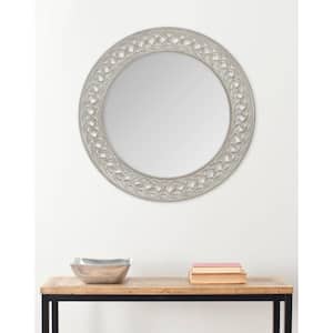 Braided Chain 24 in. x 24 in. solid Wood Framed Mirror
