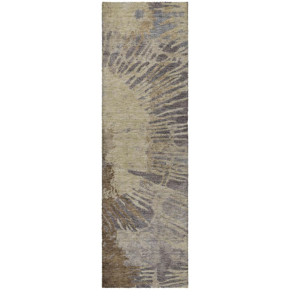 Dream Shag Premium Machine Washable Abstract ADS645 Brown 2 ft. x 7 ft. Runner Rug price history on PriceWatchPro
