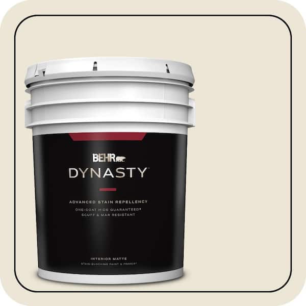 BEHR DYNASTY 5 gal. #PPL-67 Quarried Limestone Matte Interior Stain-Blocking Paint & Primer