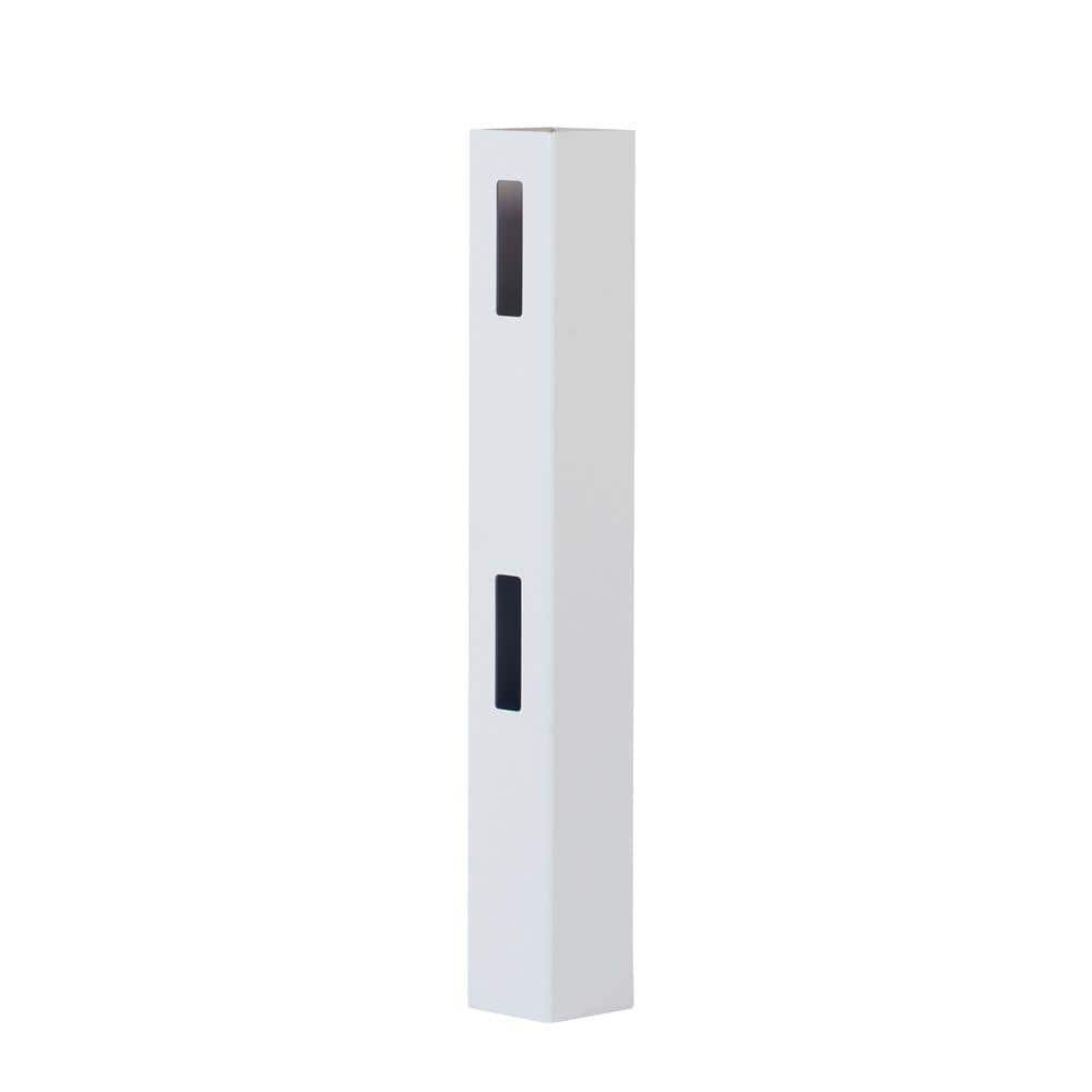 UPC 090489022341 product image for 5 in. x 5 in. x 5 ft. Vinyl White Ranch 2-Rail End Fence Post | upcitemdb.com