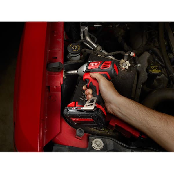 M18 18V Lithium-Ion Cordless 3/8 in. Impact Wrench W/ Friction Ring W/ M18  Starter Kit (1) 5.0Ah Battery & Charger