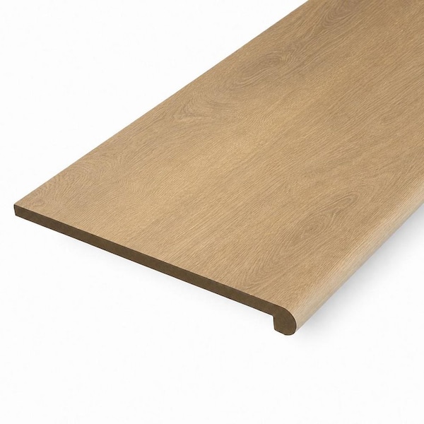 Arista 7 in. Levant Stair Tread 11.8 in. x 47 in. Textured Wood Look Laminate Moulding/Trim