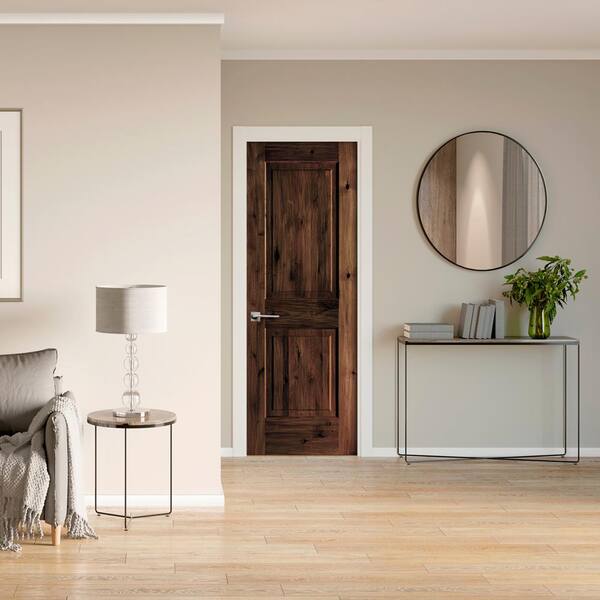 家具 door Krosswood Doors 30 in. x 80 in. 2-Panel Square Top Solid